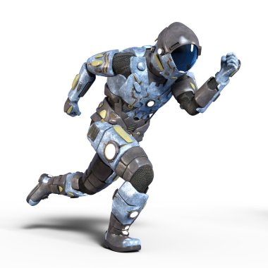 3d cg işleme bir robot