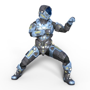 3d cg işleme bir robot