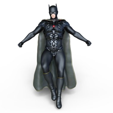 bir süper kahraman 3d cg render