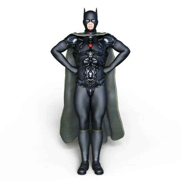 3D CG rendering dari pahlawan super — Stok Foto
