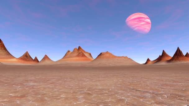 3D rendu 3D du désert 