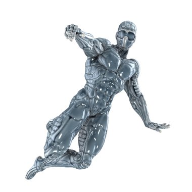 3d cg işleme bir robot.