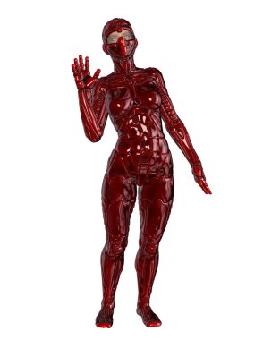 3d cg işleme süper bir kadın