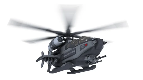 3D cg-rendering av en helikopter — Stockfoto