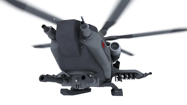 一架直升飞机的 3d cg 渲染。 — 图库照片