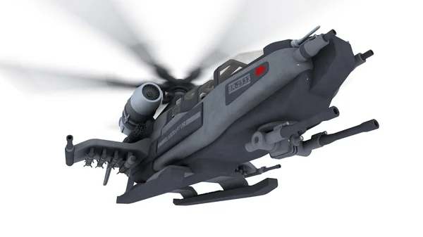 3D CG representación de un helicóptero —  Fotos de Stock