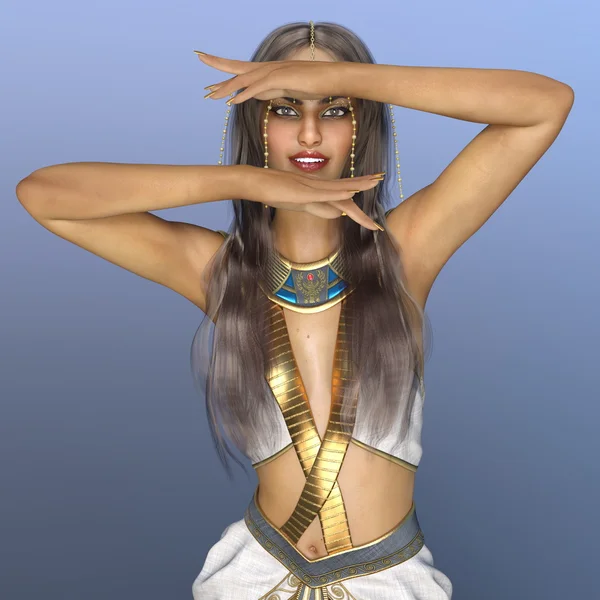 Renderowania 3D cg arabski tancerki — Zdjęcie stockowe