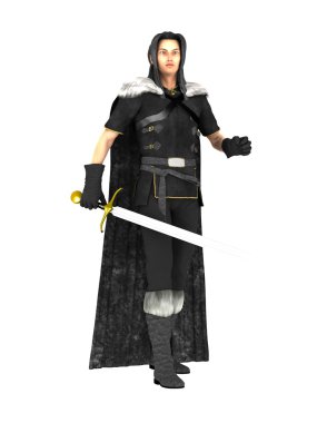 bir şövalyenin 3d cg işleme