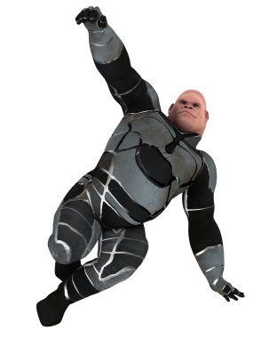 Robot takım elbiseli adam