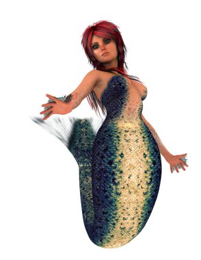 Deniz kızı 3d cg render