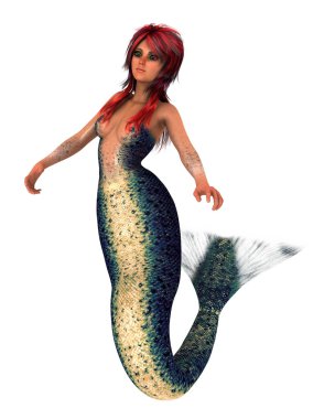 Deniz kızı 3d cg render