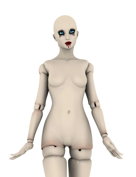 3D CG rendering of a horror doll — Stock Photo, Image