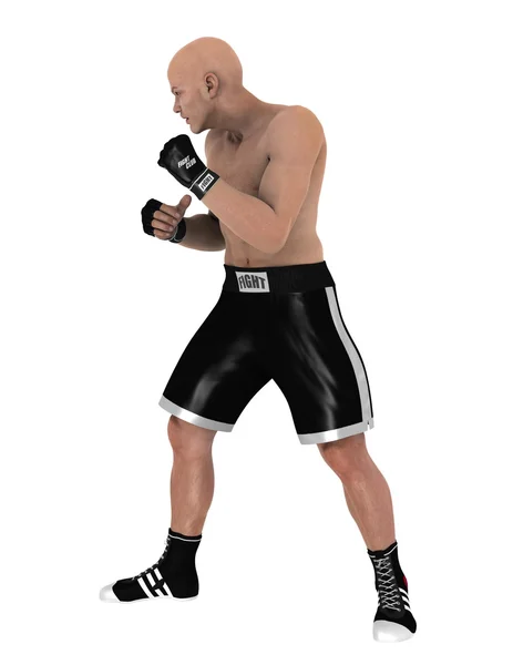 3D CG rendering of a martial artist — Stock Photo, Image
