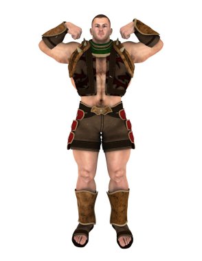 3d cg işleme bir gladyatör