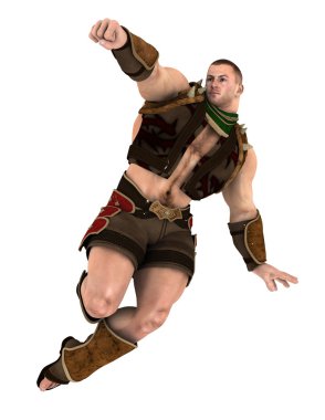 3d cg işleme bir gladyatör