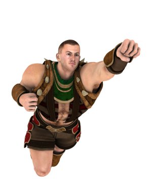 3d cg işleme bir gladyatör