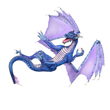 3d cg işleme bir ejderha