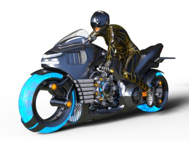 3d cg işleme süper bir kadın