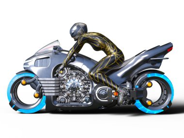 3d cg işleme süper bir kadın