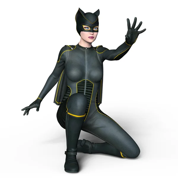 3D CG rendering of a super woman — Stock Photo, Image