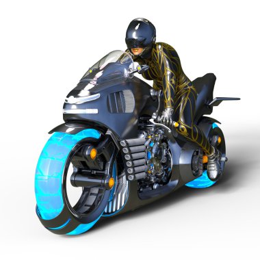 3d cg işleme süper bir kadın