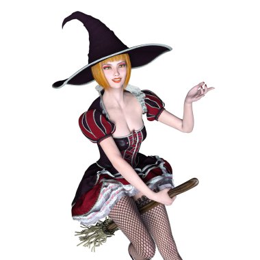 genç bir kadının 3d cg işleme