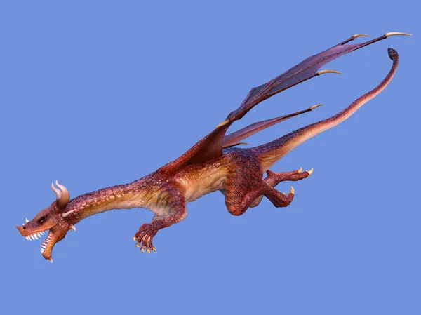 3D CG representación de un dragón — Foto de Stock