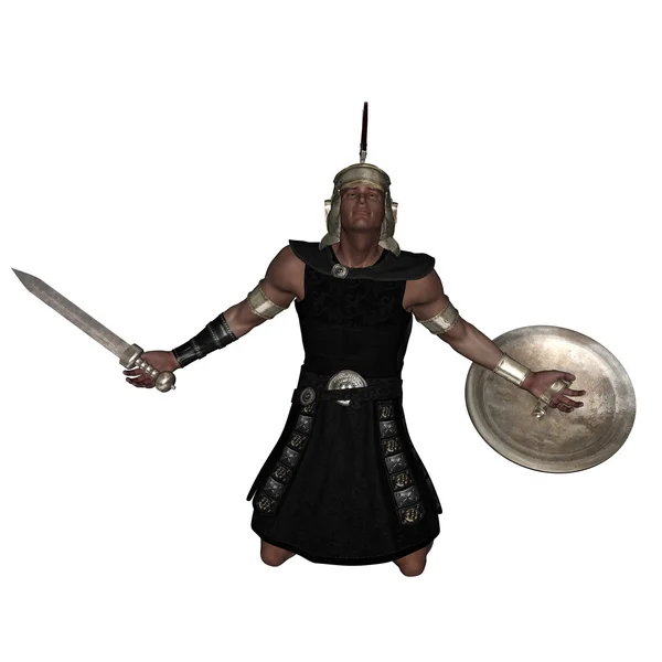 3D-cg rendering van een ridder — Stockfoto