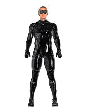 bir süper kahraman 3d cg render