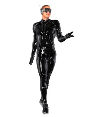 bir süper kahraman 3d cg render