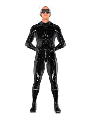 bir süper kahraman 3d cg render