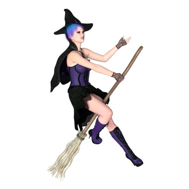 genç bir kadının 3d cg işleme