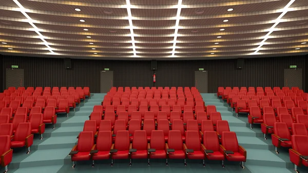 Rendering CG 3D di un teatro — Foto Stock