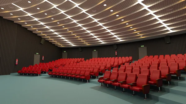 Rendering CG 3D di un teatro — Foto Stock