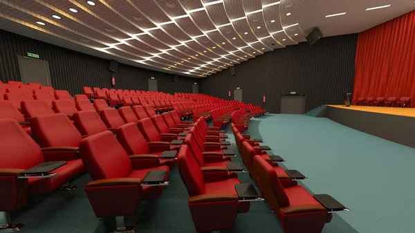 3D CG renderização de um teatro — Fotografia de Stock