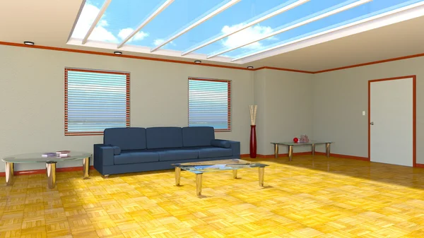 3D CG rendering of a living room — Stock Photo, Image