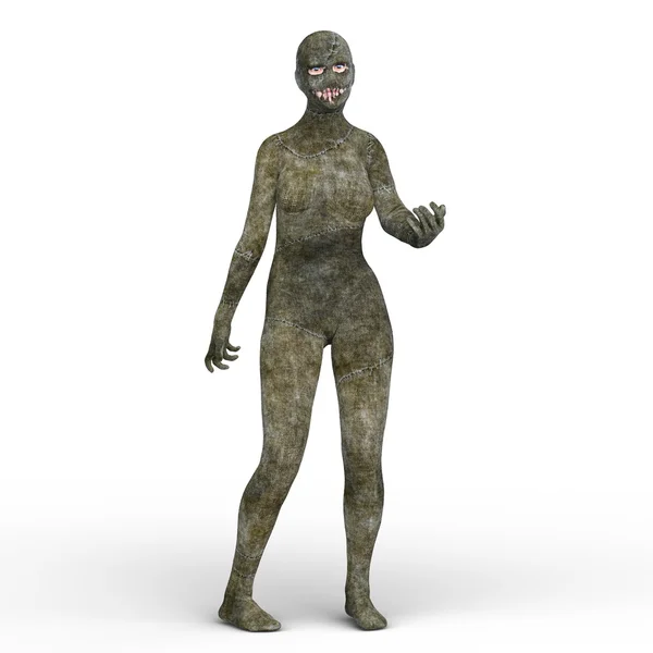 3D CG renderização de um monstro feminino — Fotografia de Stock