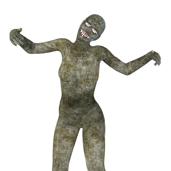 3D-s cg visszaadás-ból egy női szörnyeteg — Stock Fotó