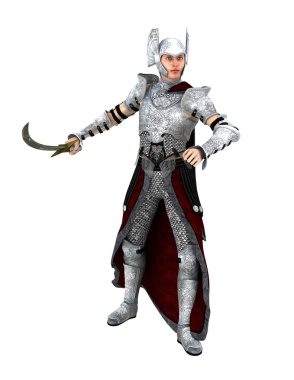 bir şövalyenin 3d cg işleme