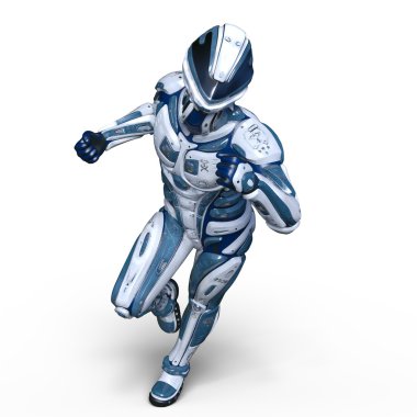 3d cg işleme bir robot