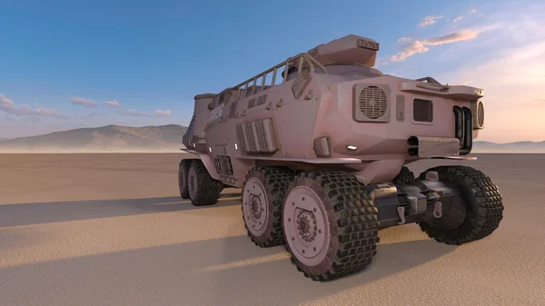 3D-cg-Darstellung eines gepanzerten Autos — Stockfoto