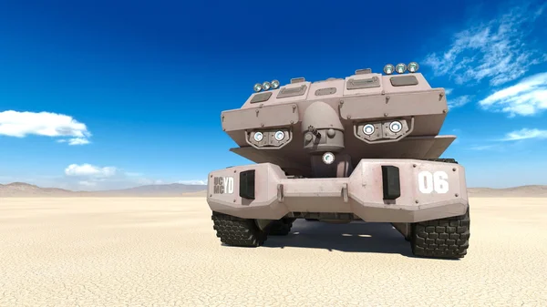 3D-cg-Darstellung eines gepanzerten Autos — Stockfoto