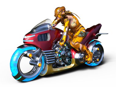 3d cg işleme süper bir kadın