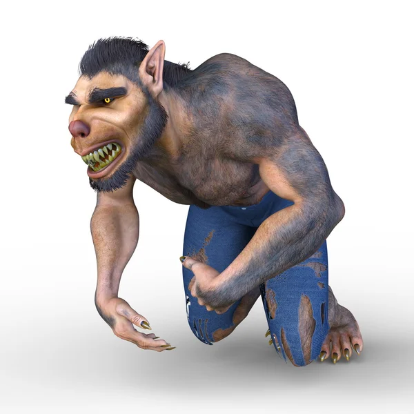 3D CG rendering of a werewolf — Stock Photo, Image