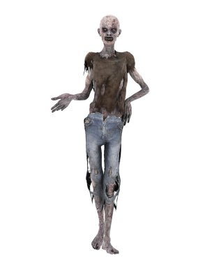 3d cg işleme bir zombi