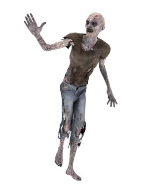 3d cg işleme bir zombi