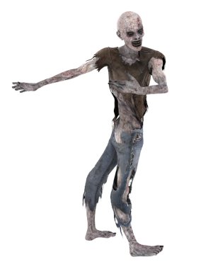 3d cg işleme bir zombi