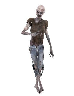 3d cg işleme bir zombi