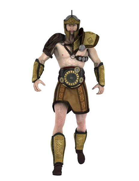 Renderowania 3D cg Gladiatora — Zdjęcie stockowe