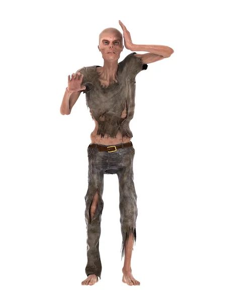 3D CG representación de un zombie —  Fotos de Stock